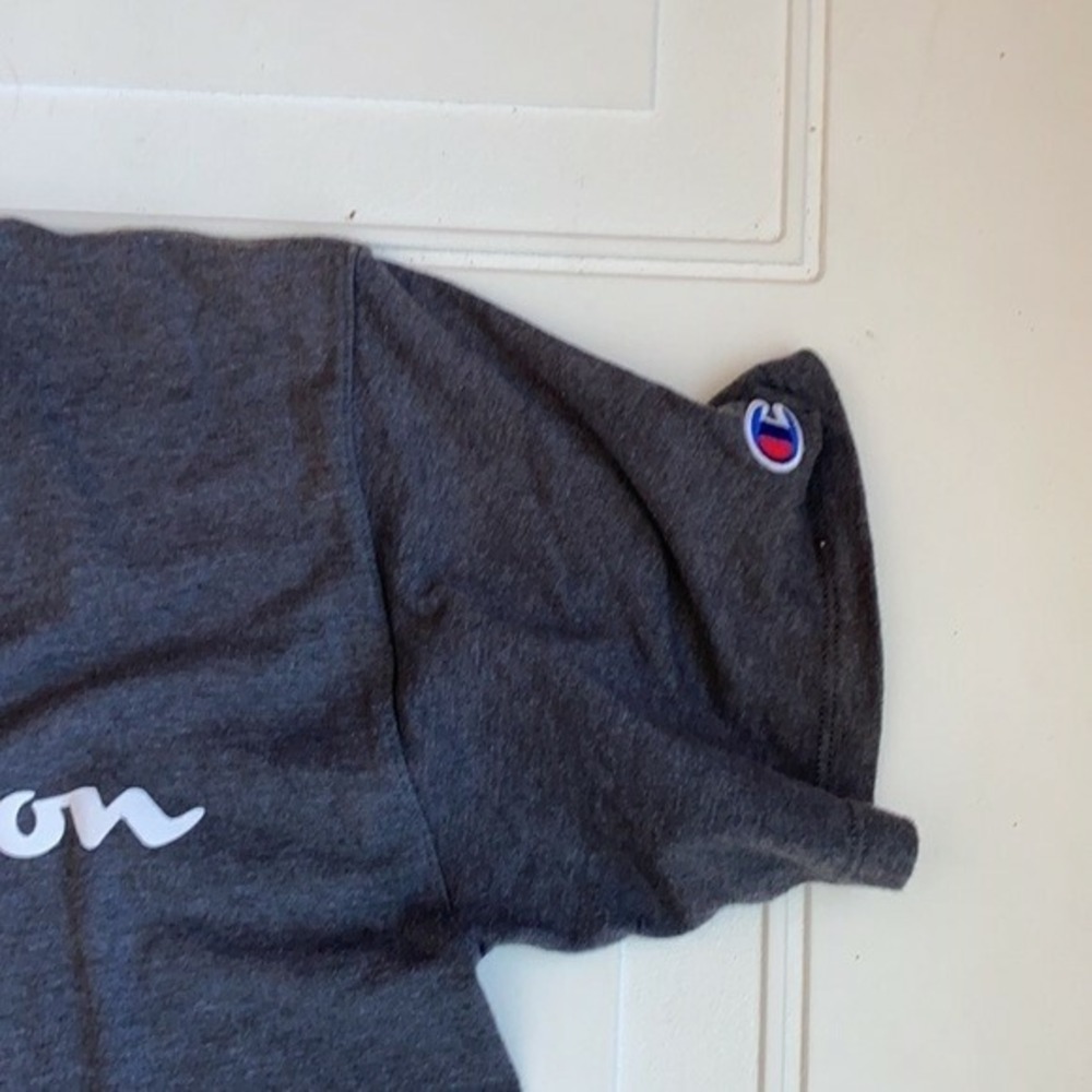Champion Men's Cotton T-Shirt Gray S - Picture 3 of 4
